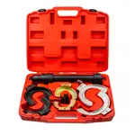 Stahovák pružin McPherson s vyměnitelnými čelistmi - sada 7 kusů - QUATROS QS84027