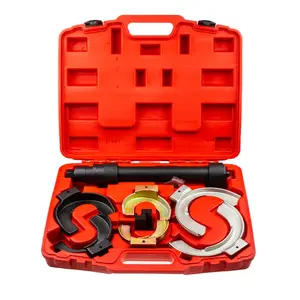 Stahovák pružin McPherson s vyměnitelnými čelistmi - sada 7 kusů - QUATROS QS84027