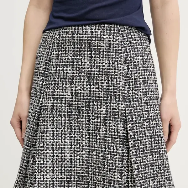 Sukně HUGO černá barva, mini, 50542649