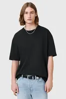 Bavlněné tričko AllSaints SONNY pánské, černá barva, M007JC