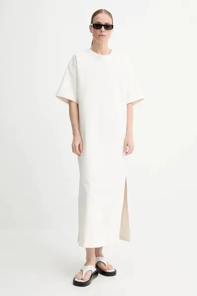 Šaty Gestuz bílá barva, maxi, 10910335