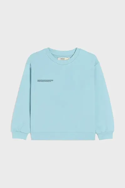 Mikina Pangaia KIDS' 365 MIDWEIGHT SWEATSHIRT modrá barva, 10000279