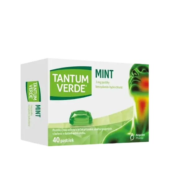 TANTUM VERDE Mint 3mg 40 pastilek