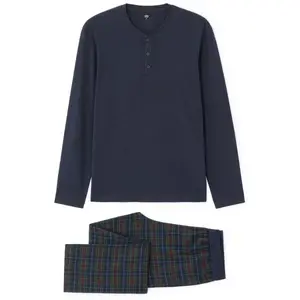 CELIO XMIPYMIX Pánské pyžamo, tmavě modrá, velikost