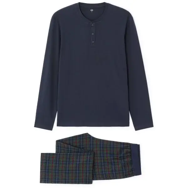 CELIO XMIPYMIX Pánské pyžamo, tmavě modrá, velikost