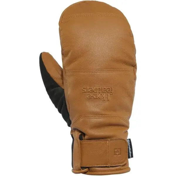 Horsefeathers SYNAPSE Unisexové zimní rukavice, hnědá, velikost