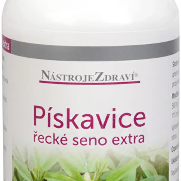 NÁSTROJE ZDRAVÍ Pískavice řecké seno EXTRA 60 kapslí