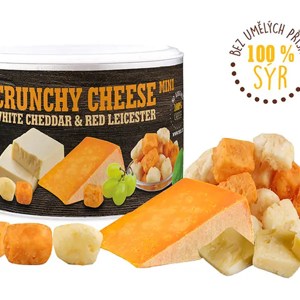 MIXIT Křupavý sýr: White Cheddar & Red Leicester 70 g
