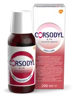 CORSODYL Ústní voda 0.1% 200 ml