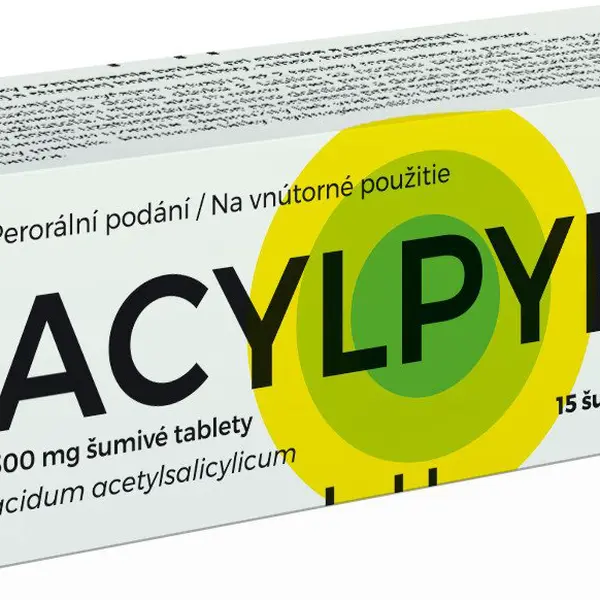 ACYLPYRIN 500mg 15 šumivých tablet