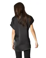 Rinascimento černá halenka s krátkým rukávem