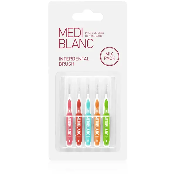 MEDIBLANC Mezizubní kartáček tvar I 5 ks mix