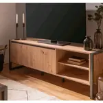Široká TV skříňka Denver, dub artisan/antracit