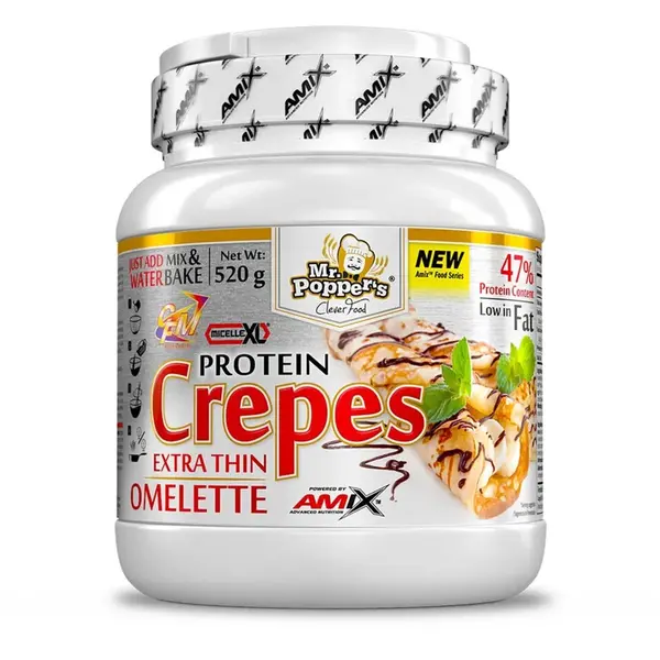 Amix Mr. Popper´s Protein Crepes 520 g dvojitá holandská čokoláda