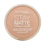 Rimmel London Stay Matte Long Lasting Pressed Powder púder so zmatňujúcim účinkom 005 Silky Beige 14 g