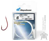 Hayabusa háčky h.mrs172 red 15 ks - velikost 5