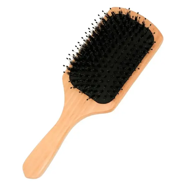 My-She Scalpaddle Wood masážna kefa na vlasy