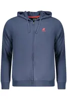 US GRAND POLO MEN'S BLUE ZIP-UP SWEATSHIRT