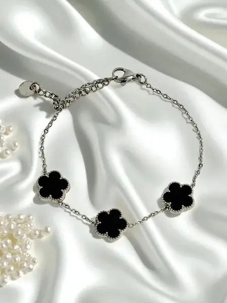 Náramok Resti Callisto Nero z nehrdzavejúcej ocele