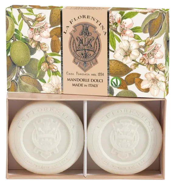 LA FLORENTINA Kazeta mydiel Mandorle Dolci 2 x 115 g