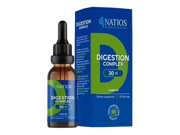 NATIOS Digestion Complex, Bylinné kvapky v MCT oleji 30 ml