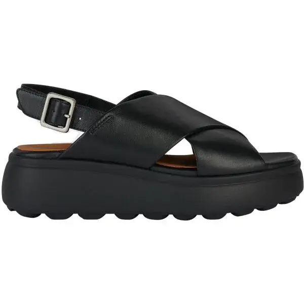 Geox D SPHERICA EC4.1 S Dámská volnočasová obuv, černá, velikost