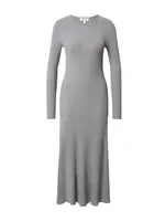 EDITED Šaty 'BULAN'  sivá melírovaná