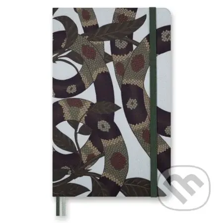 Moleskine - zápisník Snake leaves (stredný, linajkovaný, limitovaná edícia)