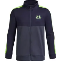 Under Armour CB KNIT TRACK SUIT Chlapčenská  športová súprava, tmavo sivá, veľkosť M