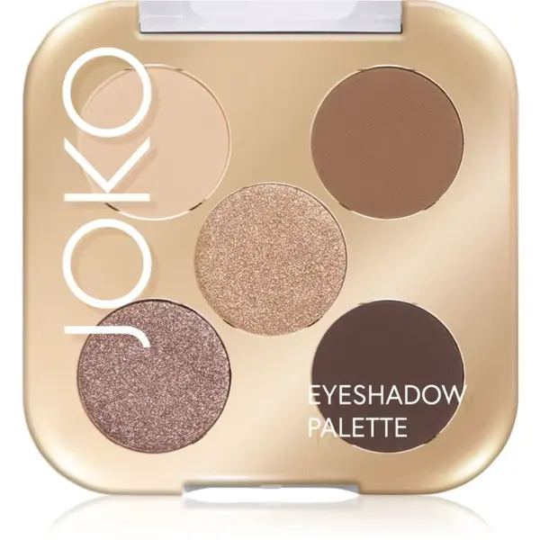 JOKO Eyeshadow Palette paleta očních stínů 5 barev odstín Sparkling Sands 7 g