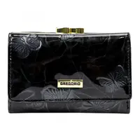 Dámská kožená peněženka černá - Gregorio Clarissa