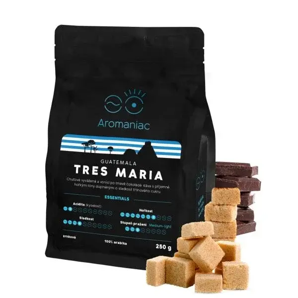 AROMANIAC Guatemala Tres Maria, zrnková 250 g