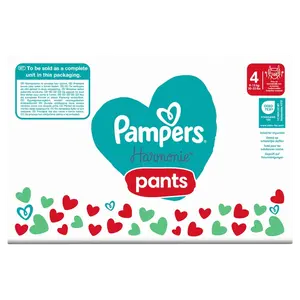 PAMPERS Pants Harmonie velikost 4 Plenkové Kalhotky, měsíční balení 168 ks