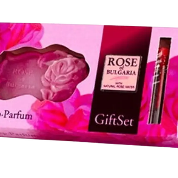 BIOFRESH Rose of Bulgaria Dárková sada - Mýdlo a růžový parfém
