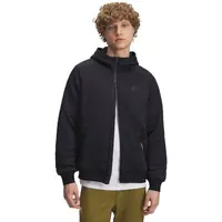 Under Armour UNSTOPPABLE FLEECE TEXTURED Pánska mikina s kapucňou, čierna, veľkosť