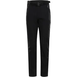 ALPINE PRO CORB Pánske softshellové nohavice, čierna, veľkosť