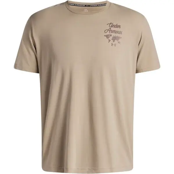 Under Armour SPORTS WORDMARK Pánske tričko, béžová, veľkosť L
