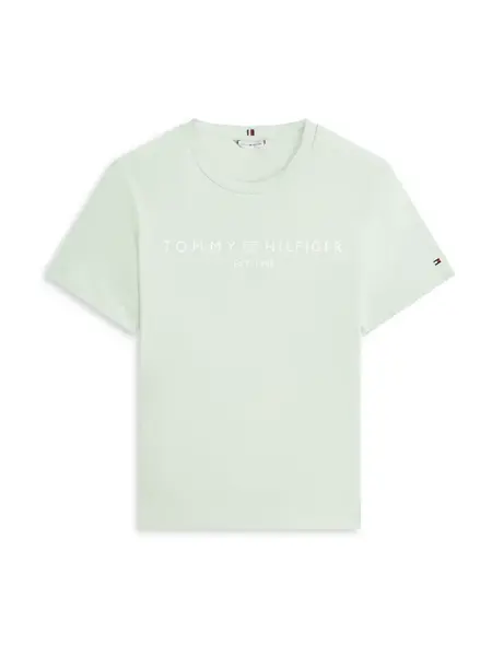 TOMMY HILFIGER Tričko  mätová / biela