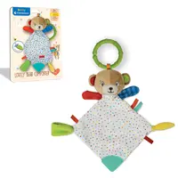 Baby Clementoni - Plyšová dečka s kousátkem MEDVÍDEK