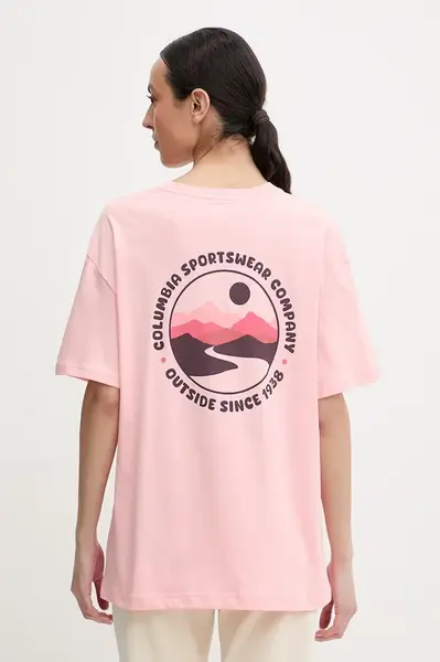 Bavlnené tričko Columbia Rolling Bend