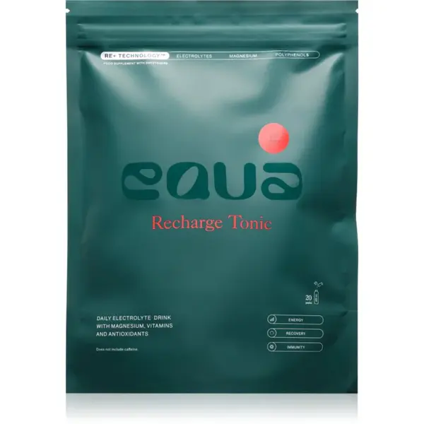 Equa Recharge Tonic rehydratační iontový nápoj k zajištění elektrolytické rovnováhy příchuť Wild Cherry 20x4.5 g