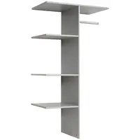 MID.YOU VNITŘNÍ ČLENĚNÍ, šedá, 87/160/50 cm