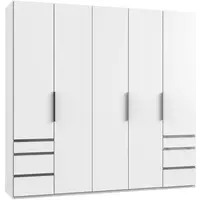 MID.YOU ŠATNÍ SKŘÍŇ S OTOČNÝMI DVEŘMI, bílá, 250/236/58 cm