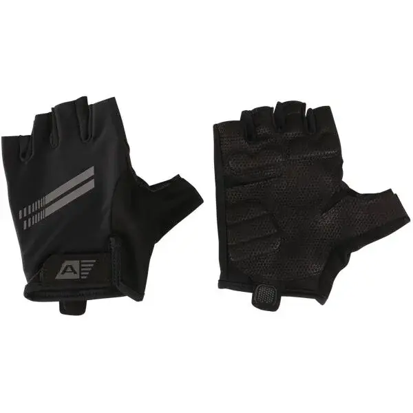 ALPINE PRO MESE Unisex cyklistické rukavice, černá, velikost