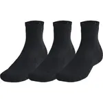 Under Armour TRAINING COTTON 3PK Unisex ponožky, černá, velikost L