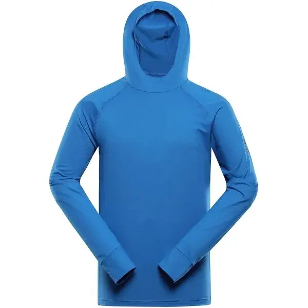 ALPINE PRO IZAR Pánská sportovní mikina, modrá, velikost