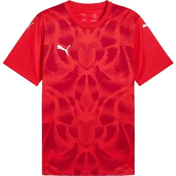 Puma TEAMULTIMATE JERSEY Pánský fotbalový dres, červená, velikost XXXL