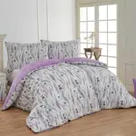 Bavlněné ložní povlečení Matějovský FABIEN VIOLET prodloužená délka