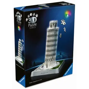 Ravensburger Iconics: Šikmá věž v Pise (Noční edice)