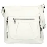 Dámská crossbody kabelka bílá - Firenze Angelis